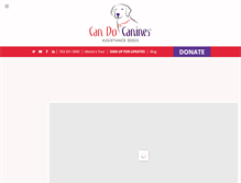 Tablet Screenshot of can-do-canines.org